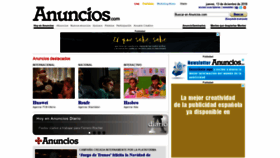 What Anuncios.com website looked like in 2018 (5 years ago)