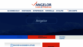 What Angelor.biz website looked like in 2018 (5 years ago)