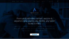 What Apollogroup.tv website looked like in 2018 (5 years ago)