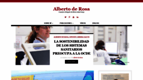What Albertoderosa.es website looked like in 2018 (5 years ago)
