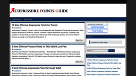What Acupressurepointsguide.com website looked like in 2018 (5 years ago)