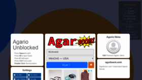 What Agariowun.com website looked like in 2018 (5 years ago)