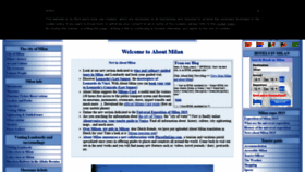 What Aboutmilan.com website looked like in 2018 (5 years ago)