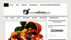 What Animalwellnessguide.com website looked like in 2018 (5 years ago)