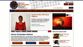 What Africangrantmakersnetwork.org website looked like in 2018 (5 years ago)