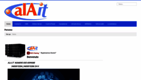 What Ala.it website looked like in 2018 (5 years ago)