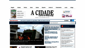 What Acidadevotuporanga.com.br website looked like in 2018 (5 years ago)
