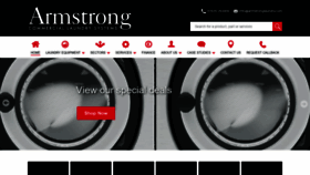 What Armstrong-laundry.co.uk website looked like in 2018 (5 years ago)