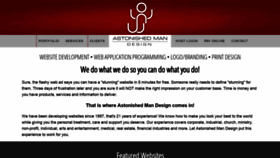 What Astonishedman.com website looked like in 2018 (5 years ago)