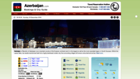What Azerbaijan.com website looked like in 2018 (5 years ago)