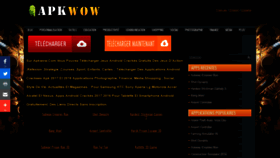What Apkwow.com website looked like in 2018 (5 years ago)