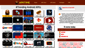 What Apktime.com website looked like in 2018 (5 years ago)