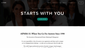 What Aipmm.com website looked like in 2018 (5 years ago)