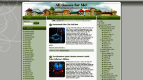 What Allgames4me.com website looked like in 2018 (5 years ago)
