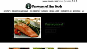What Ajsfinefoods.com website looked like in 2018 (5 years ago)