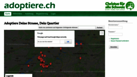 What Adoptiere.ch website looked like in 2018 (5 years ago)