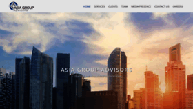 What Asiagroupadvisors.com website looked like in 2018 (5 years ago)