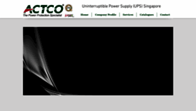 What Actco.com.sg website looked like in 2018 (5 years ago)