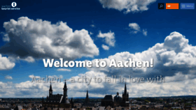 What Aachen-tourismus.de website looked like in 2018 (5 years ago)