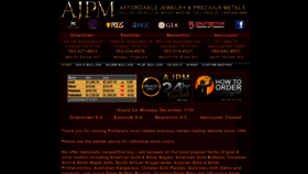 What Ajpm.com website looked like in 2018 (5 years ago)