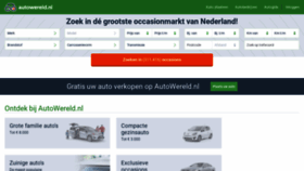 What Autowereld.nl website looked like in 2018 (5 years ago)