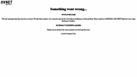 What Avnet.com website looked like in 2018 (5 years ago)