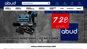 What Abud.pl website looked like in 2018 (5 years ago)