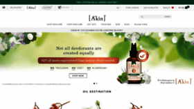What Akin.com.au website looked like in 2018 (5 years ago)