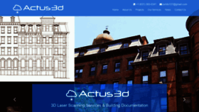 What Actus3d.com website looked like in 2018 (5 years ago)