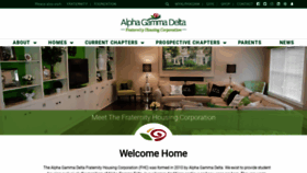 What Alphagammadeltahousing.org website looked like in 2018 (5 years ago)