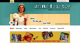 What Annetaintor.com website looked like in 2018 (5 years ago)