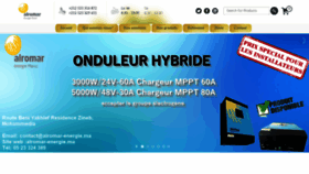 What Alromar-energie.ma website looked like in 2018 (6 years ago)