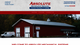What Absolutemechanical.com website looked like in 2018 (5 years ago)