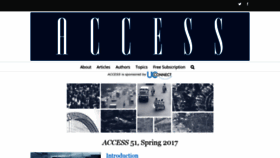 What Accessmagazine.org website looked like in 2018 (5 years ago)