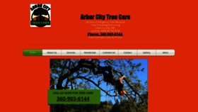 What Arborcitytreecare.com website looked like in 2018 (5 years ago)