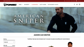 What Americansniper.com website looked like in 2018 (5 years ago)