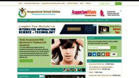What Acupunctureschoolonline.com website looked like in 2018 (5 years ago)