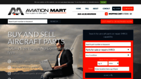What Aviationmart.com website looked like in 2018 (5 years ago)