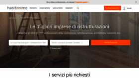 What Aziende.habitissimo.it website looked like in 2018 (5 years ago)