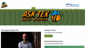 What Allergyexpert.co.za website looked like in 2018 (5 years ago)