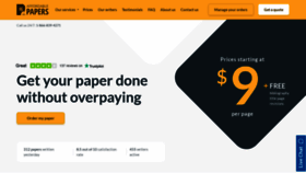 What Affordablepapers.com website looked like in 2018 (5 years ago)