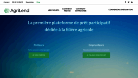 What Agrilend.fr website looked like in 2018 (5 years ago)