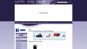 What Agapioubabycenter.com website looked like in 2018 (5 years ago)