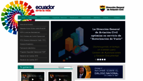 What Aviacioncivil.gob.ec website looked like in 2018 (5 years ago)