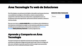 What Areatecnologia.info website looked like in 2018 (5 years ago)