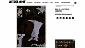 What Artslant.com website looked like in 2018 (5 years ago)