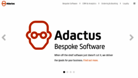 What Adactus.co.uk website looked like in 2018 (5 years ago)