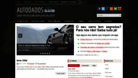 What Autodados.com website looked like in 2018 (5 years ago)