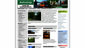 What Autostopem.net website looked like in 2018 (5 years ago)