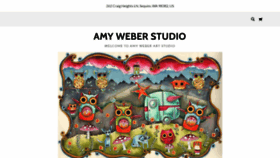 What Amyweberstudio.com website looked like in 2018 (5 years ago)